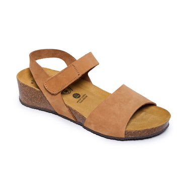 Plakton Platform Wedge Sandal – Luna Light Brown